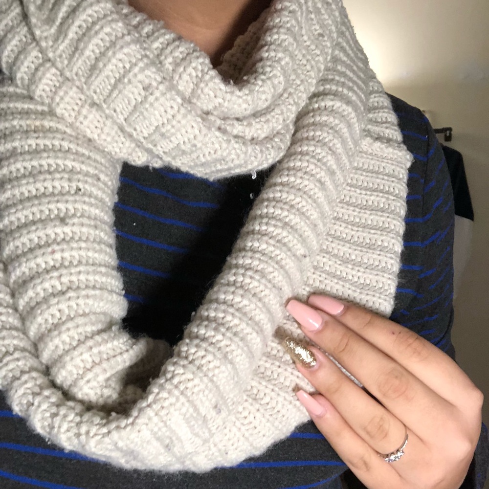Knit Infinity Scarf